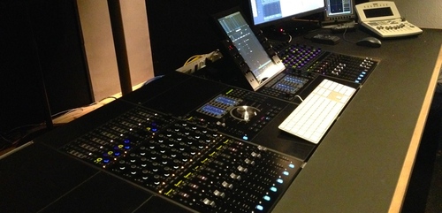 Avid S6 console in Studio A!